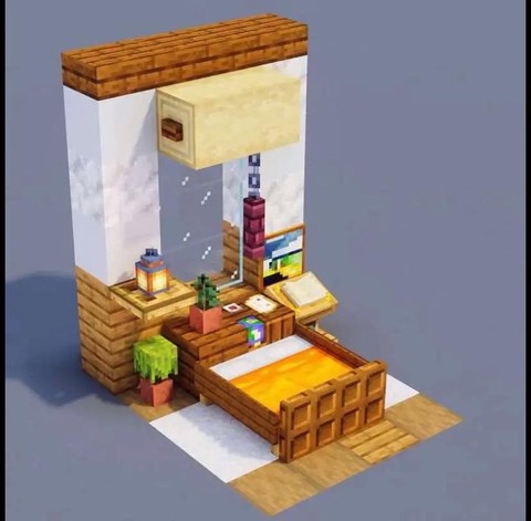 我的世界豪华床怎么搭[图1]