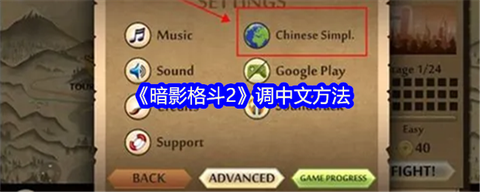 暗影格斗2中文怎么调[图1]